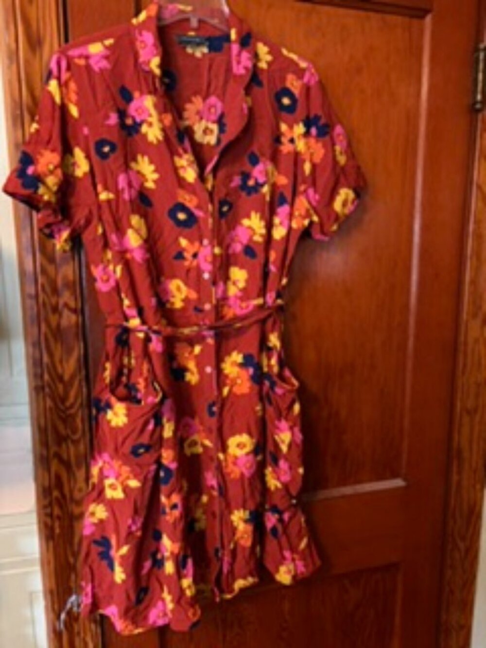 Modcloth "Going Out and About" Button-Down Shirt Dress